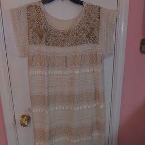 Mexican Dress made in Veracruz Mexico L